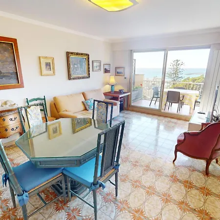 דירה 3p Calme Climatise Avec Terrasse, Vue Et Parking - Fr-1-196-373 מנטון