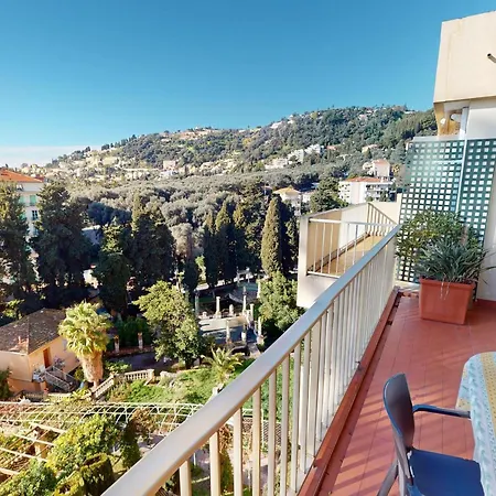Apartament 3p Calme Climatise Avec Terrasse, Vue Et Parking - Fr-1-196-373 Mentona